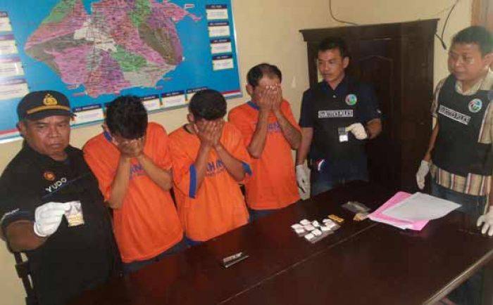 Teler saat Lihat Orkes, 3 Pengedar Narkoba di Kediri Diringkus Teler saat Lihat Orkes, 3 Pengedar Narkoba di Kediri Diringkus