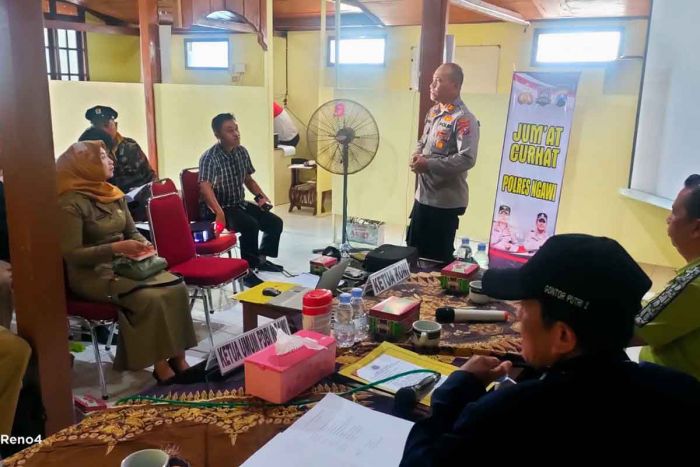 Jumat Curhat, Polres Ngawi Diminta KONI untuk Pengamanan di Mess Jumat Curhat, Polres Ngawi Diminta KONI untuk Pengamanan di Mess