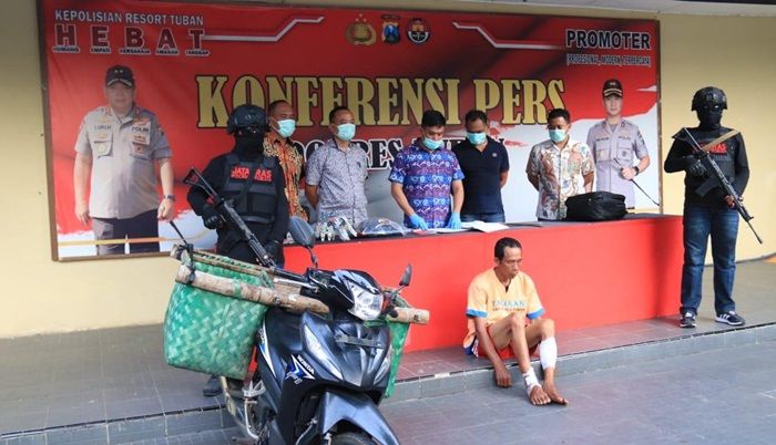 ​Residivis Pembobol Rumah di Tuban Ditembus Timah Panas