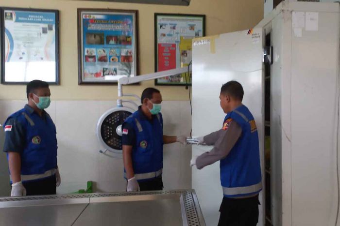 RS Bhayangkara Porong Terima Sisa Tubuh Korban Mutilasi RS Bhayangkara Porong Terima Sisa Tubuh Korban Mutilasi
