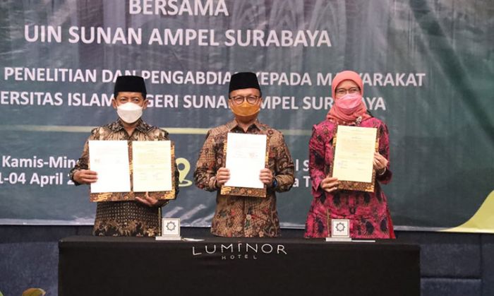 Kurangi Tingginya Angka TPT, Kemnaker Teken MoU dengan Uinsa Surabaya Kurangi Tingginya Angka TPT, Kemnaker Teken MoU dengan Uinsa Surabaya