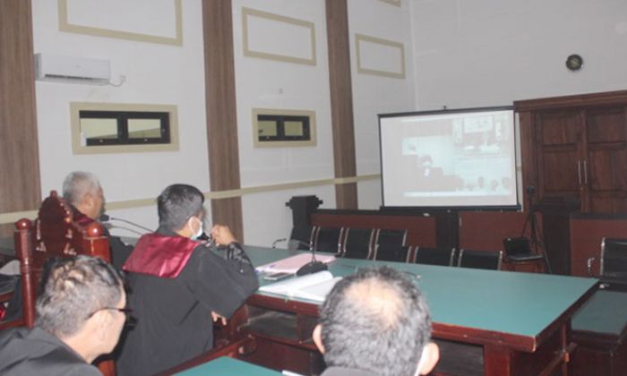 Hari Pertama Sidang via Teleconference, PN Bangil Terkendala Jaringan