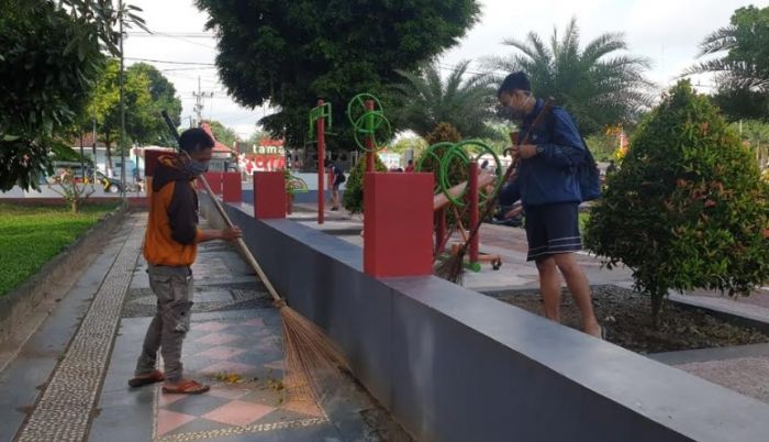 Tak Pakai Masker di Kota Blitar, Selain Dihukum Bersih-bersih, KTP Bisa Disita Tak Pakai Masker di Kota Blitar, Selain Dihukum Bersih-bersih, KTP Bisa Disita