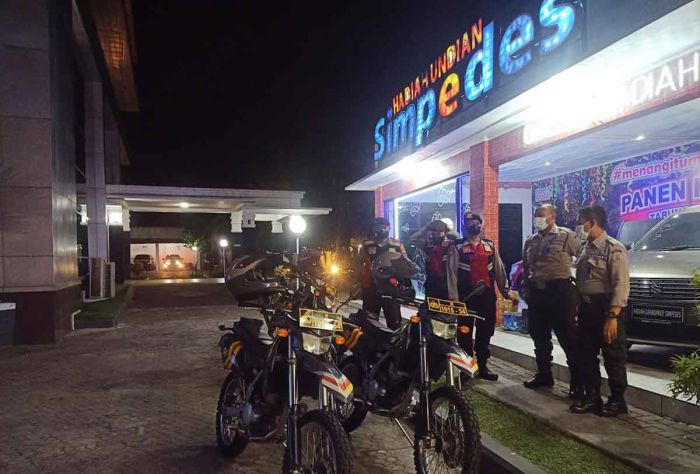 Antisipasi Tindak Kriminal, Anggota Polres Ngawi Lakukan Patroli Malam
