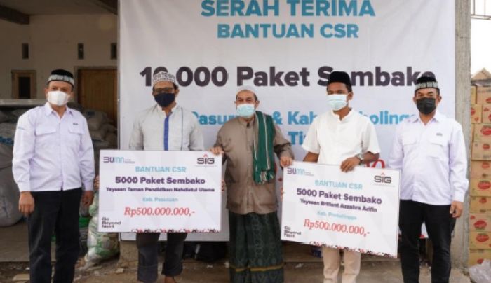Sambut Idul Fitri 1442 H, SIG Salurkan 12.100 Paket Sembako Sambut Idul Fitri 1442 H, SIG Salurkan 12.100 Paket Sembako