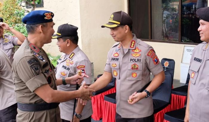 Kapolresta Sidoarjo Hadiri Upacara Serah Terima Tiga Jenazah Siswa Dikcaba Brimob