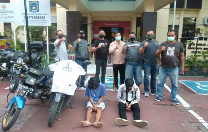 Unit Reskrim Polsek Tambaksari Tangkap 2 Remaja Pelaku Curanmor Unit Reskrim Polsek Tambaksari Tangkap 2 Remaja Pelaku Curanmor