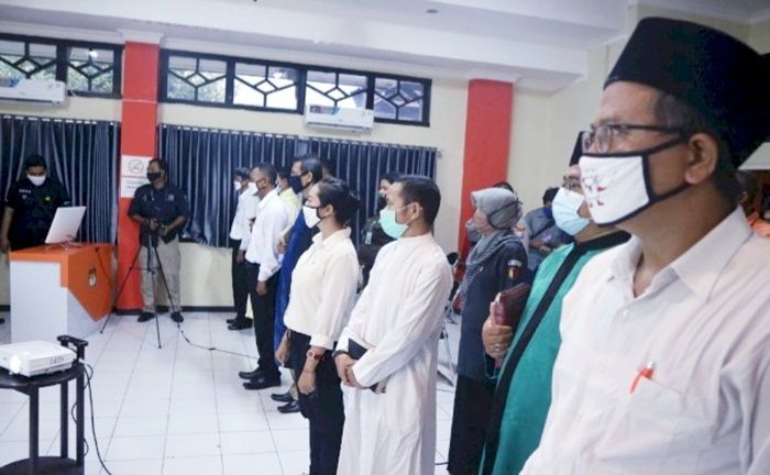 Di Tengah Pandemi, 1.032 Anggota PPS Pilbup Kediri 2020 Resmi Dilantik Di Tengah Pandemi, 1.032 Anggota PPS Pilbup Kediri 2020 Resmi Dilantik