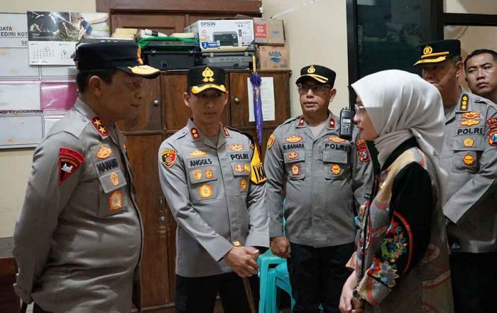 Sambut Kunker Kapolda Jatim ke Kota Kediri, Vinanda Harap Fasilitas Kepolisian Segera Pulih