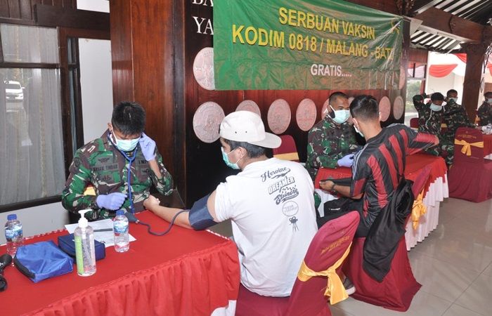 Kodim 0818/Malang-Batu Kembali Gelar Serbuan Vaksinasi