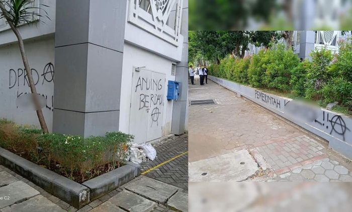 Gedung Pemkab Bojonegoro Ditulisi Kalimat-kalimat Tak Senonoh Gedung Pemkab Bojonegoro Ditulisi Kalimat-kalimat Tak Senonoh