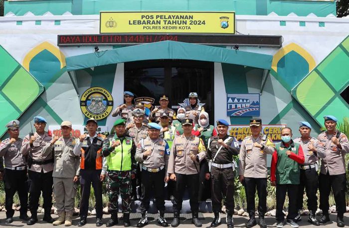 Ini yang Dilakukan Kapolres Kediri Kota saat Operasi Ketupat Semeru 2024