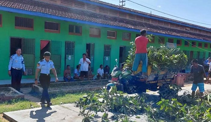 Lapas kelas II A Pamekasan Gelar Bersih-Bersih Kamar Hunian