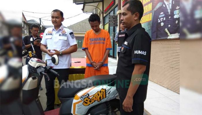 Satpam di Sidoarjo Gelapkan Motor Teman