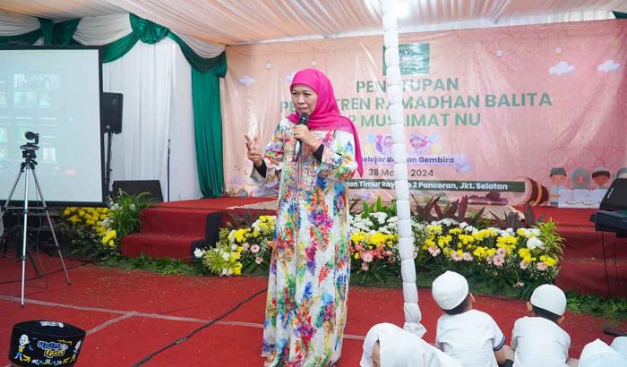 Pesan Khofifah saat Tutup Pesantren Ramadan Balita Muslimat NU se-Indonesia Pesan Khofifah saat Tutup Pesantren Ramadan Balita Muslimat NU se-Indonesia
