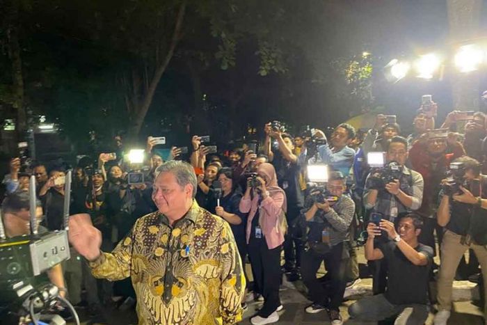 Ketua Umum Partai Pendukung Prabowo Sebagai Calon Presiden 2024 Hadir di Rumah Kertanegara