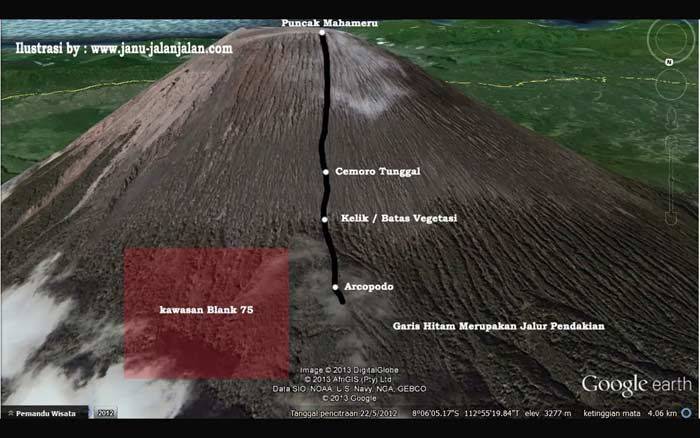 Pendaki Asal Swiss Hilang di Semeru, Tim SAR Fokuskan Pencarian di Kawasan Blank 75 Pendaki Asal Swiss Hilang di Semeru, Tim SAR Fokuskan Pencarian di Kawasan Blank 75
