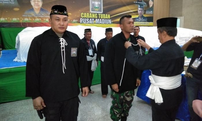 Dandim dan Kapolres Dikukuhkan Sebagai Warga Kehormatan PSHT Cabang Tuban