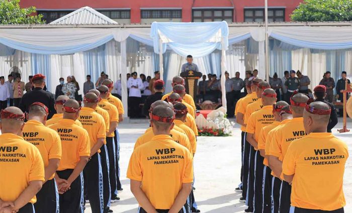 150 WBP Lapas Narkotika Pamekasan Ikut Program Rehabilitasi 150 WBP Lapas Narkotika Pamekasan Ikut Program Rehabilitasi