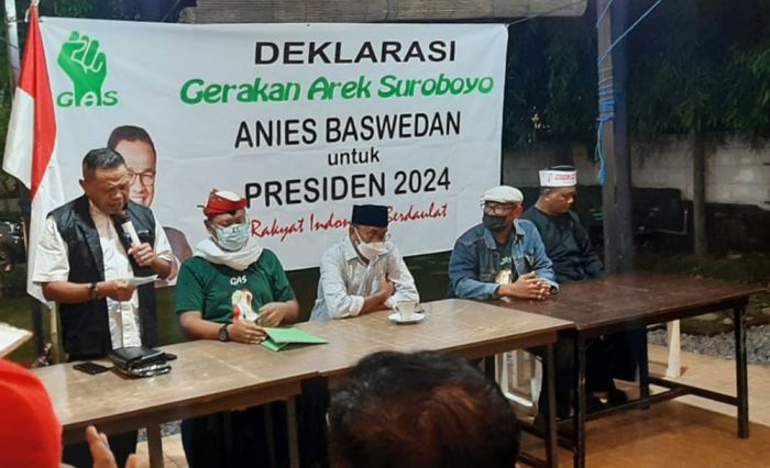 Gerakan Arek Suroboyo Deklarasi Dukungan kepada Anies Baswedan untuk Presiden 2024