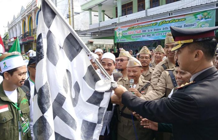 Bupati Karna Putuskan Situbondo Jadi Kota Santri Pancasila di Depan Peserta Napak Tilas Kiai As