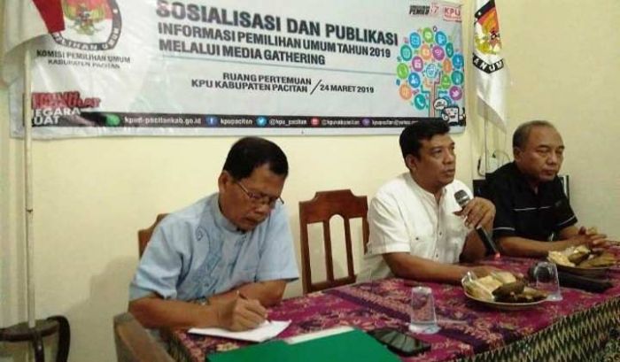 KPU Pacitan Ajak Jurnalis Sukseskan Kampanye Media Massa dan Rapat Umum