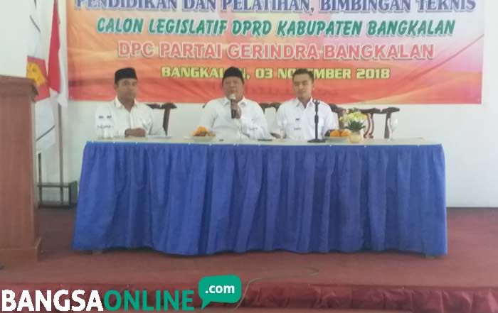 Partai Gerindra Gembleng Caleg DPRD Bangkalan Diklat dan Bimtek Partai Gerindra Gembleng Caleg DPRD Bangkalan Diklat dan Bimtek