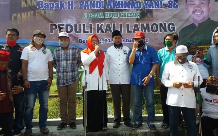 Gus Yani - Bu Min Tandatangani Pakta Integritas Penanganan Banjir Kali Lamong