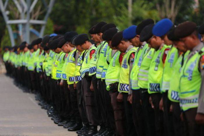825 Personel Kepolisian Amankan Pemilu di Lamongan