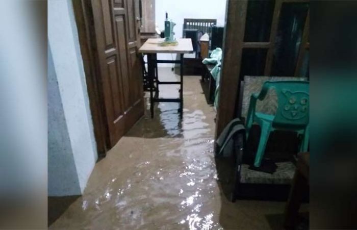 Banjir Rendam Permukiman di Desa Pagerejo Pacitan