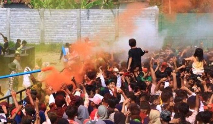 ​Colour Run Berujung Kisruh di Probolinggo Dibubarkan Polisi