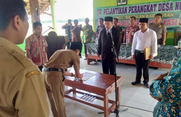 47 Perangkat Desa di Bangilan dan Parengan Dilantik