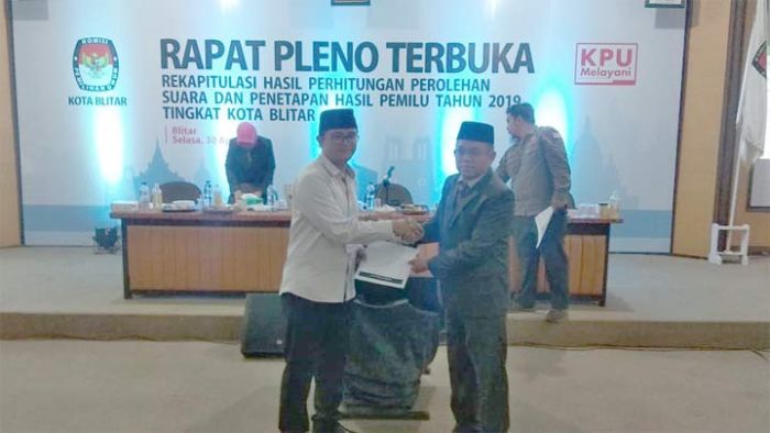 Rakapitulasi Pilpres di Kota Blitar, Saksi Prabowo-Sandi Tolak Tanda Tangani Berita Acara