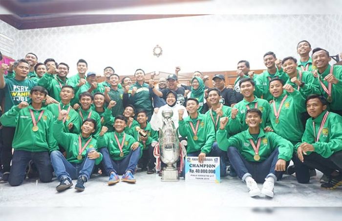 Sabet Juara Piala Soeratin, Wali Kota Risma Jamu Tim Persebaya U-17