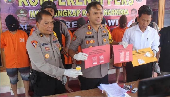 ​Tujuh Orang Diamankan Reskoba Polres Ngawi