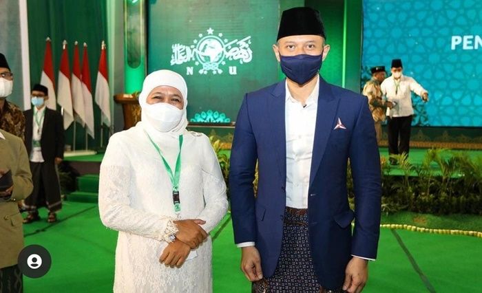 Nyanyikan Lagu Syubbanul Wathan, AHY Dapat Simpati Nahdliyin Nyanyikan Lagu Syubbanul Wathan, AHY Dapat Simpati Nahdliyin