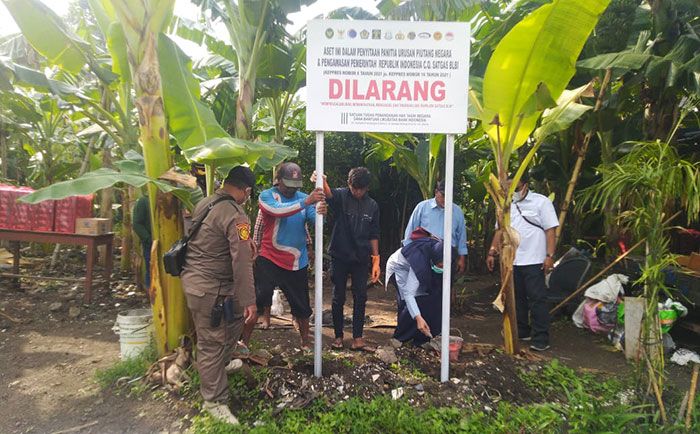 Satgas BLBI Sita Aset Tanah Pemegang Saham PT Bank Nakamura di Surabaya Satgas BLBI Sita Aset Tanah Pemegang Saham PT Bank Nakamura di Surabaya