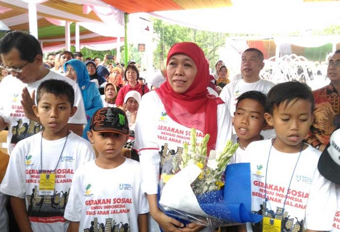 Upaya Kurangi Anak Jalanan, Mensos RI Sosialisasikan MIBAJ dan PP 44 Tahun 2017 di Kota Malang