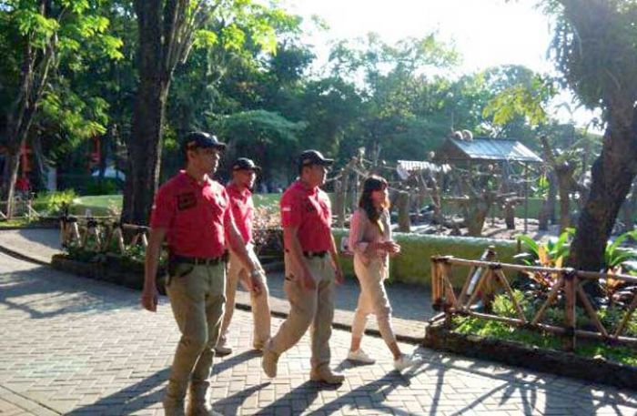 Pastikan Keamanan Pengunjung, Tim Anti Bandit Patroli di KBS