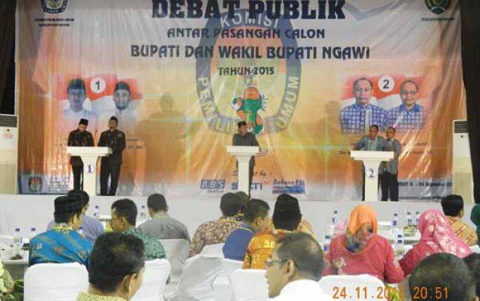 Debat Publik Cabup Ngawi kembali Dinilai tak Menarik