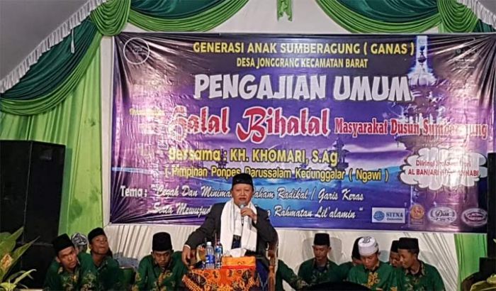 Ganas Magetan Hadirkan Kyai Qomari Dalam Halal Bihalal