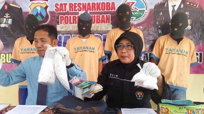 4 Pemuda Pengedar Pil Koplo di Tuban Ditangkap