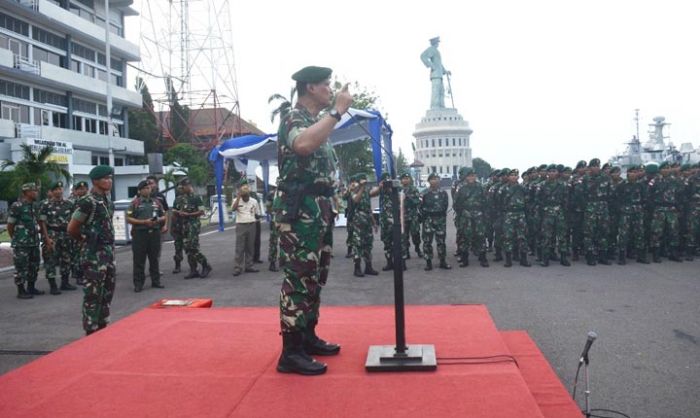 Pangarmada II Sambut Kedatangan Satgas Kostrad dari Papua Pangarmada II Sambut Kedatangan Satgas Kostrad dari Papua