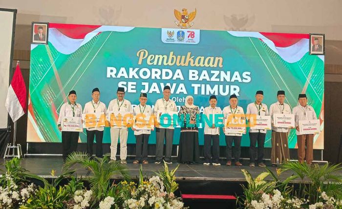 Buka Rakorda Baznas se-Jatim, Gubernur Khofifah Diapresiasi Pimpinan Baznas RI