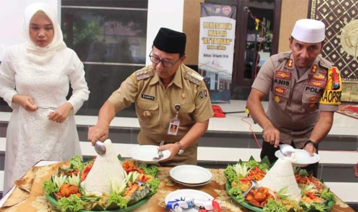 Bupati Hadiri Tasyakuran Sukses Pengamanan Pemilu 2019 Polres Blitar 