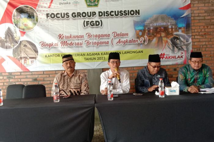 Kemenag Lamongan Gelar FGD Moderasi Beragama Kemenag Lamongan Gelar FGD Moderasi Beragama