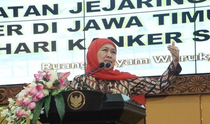 Peringati Hari Kanker Sedunia, Gubernur Khofifah Tawarkan Layanan Paliatif Berbasis Pesantren