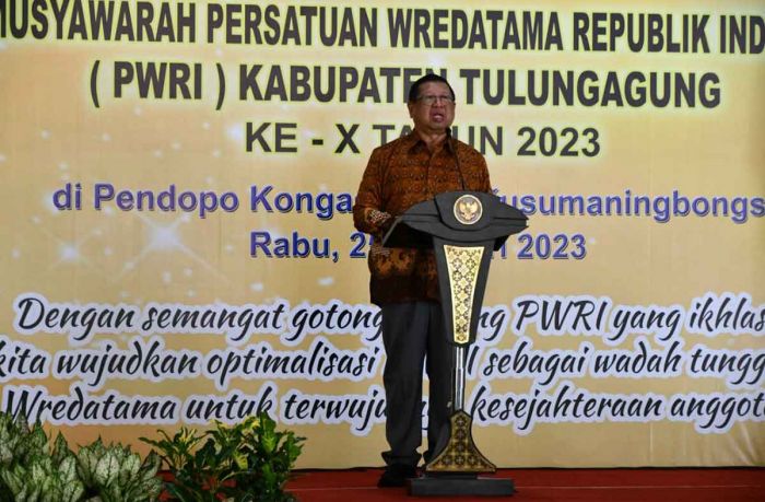 Bupati Buka Pelaksanaan Muskab PWRI Tulungagung