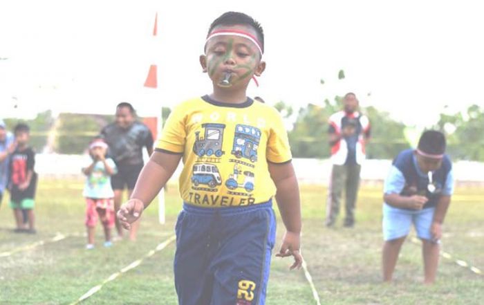 Gelar Lomba Anak: Aku dan Bangsaku, Cara Yonarmed 12/Divif 2 Kostrad Meriahkan 75 Tahun Kemerdekaan