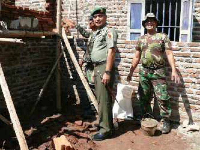 Pra TMMD, Kodim 0809 Kediri Rehab Rumah Tak Layak Huni